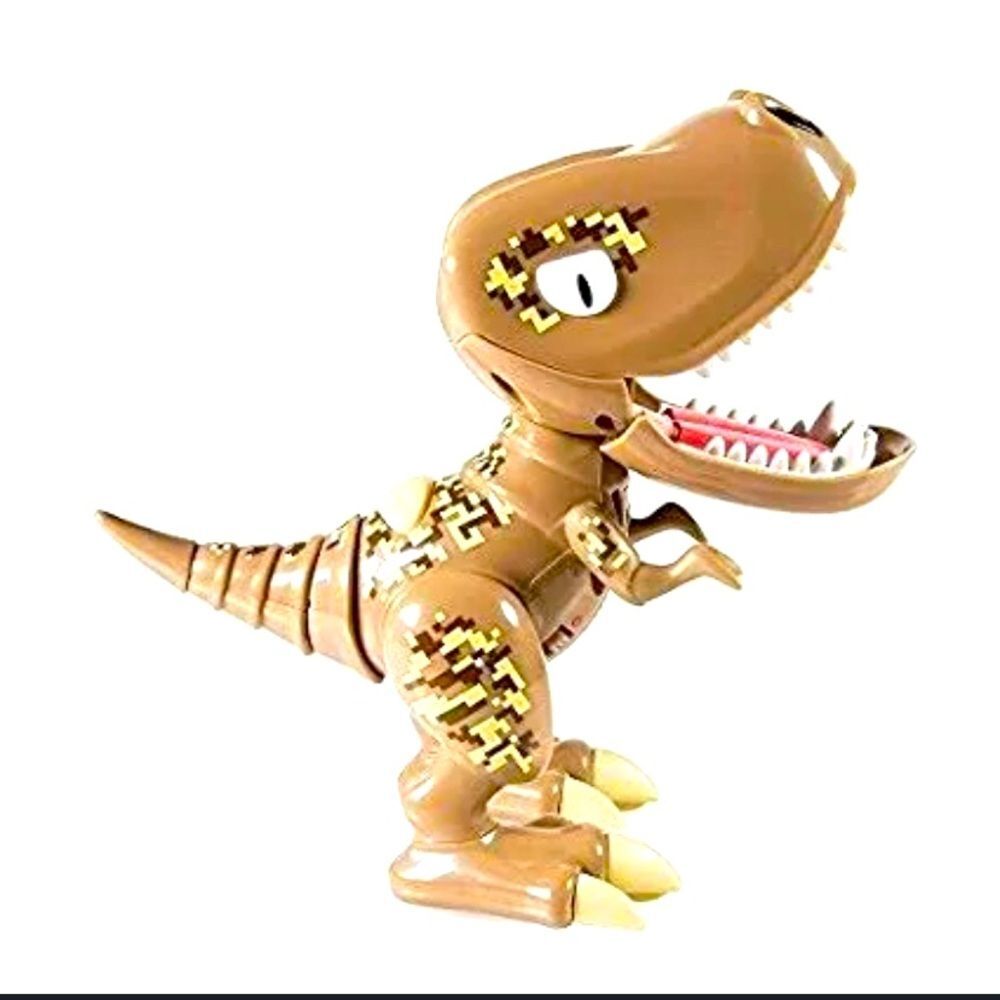 Spin Master Dinosaur Zoomer Chomplings Z-Rex Interactive Lights Sounds Push play